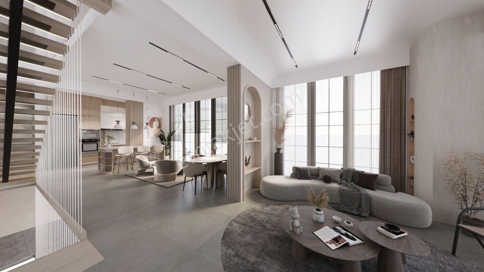 Soğucak'ta Akıllı Sistemli, Havuzlu, Manzaralı Villalar - Görsel 17