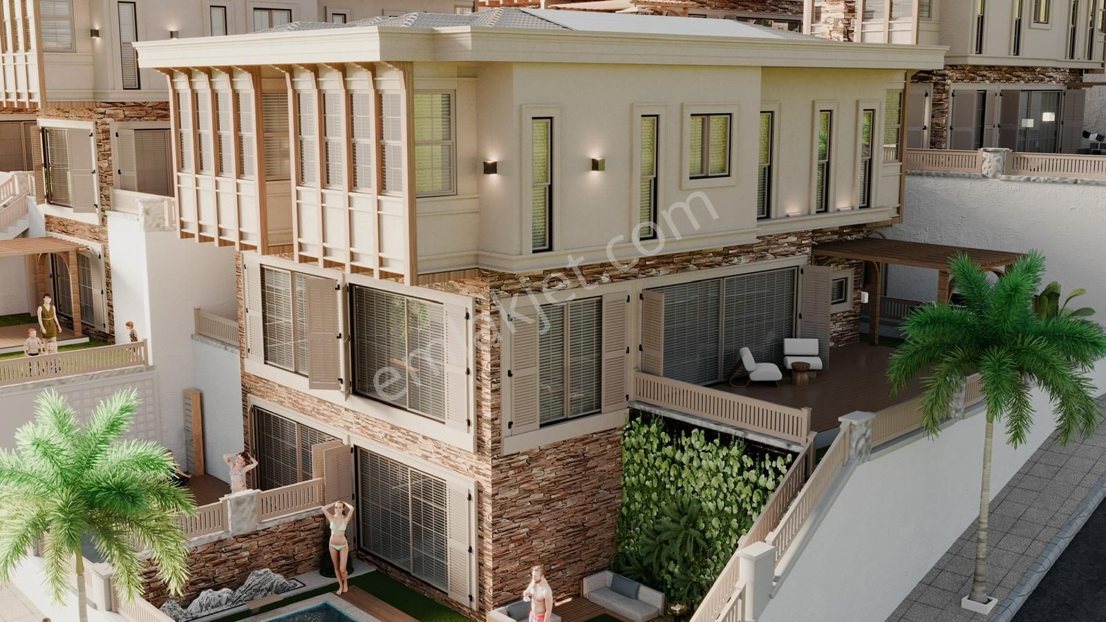 Soğucak'ta Akıllı Sistemli, Havuzlu, Manzaralı Villalar - Görsel 4