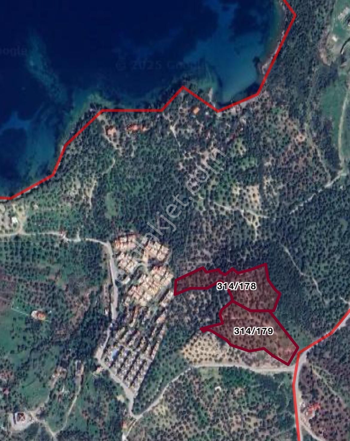 Dikili Bademlide 520 Gayrmenkulden 2 Tapu 22.870m2 Arsa Satılık - Görsel 2
