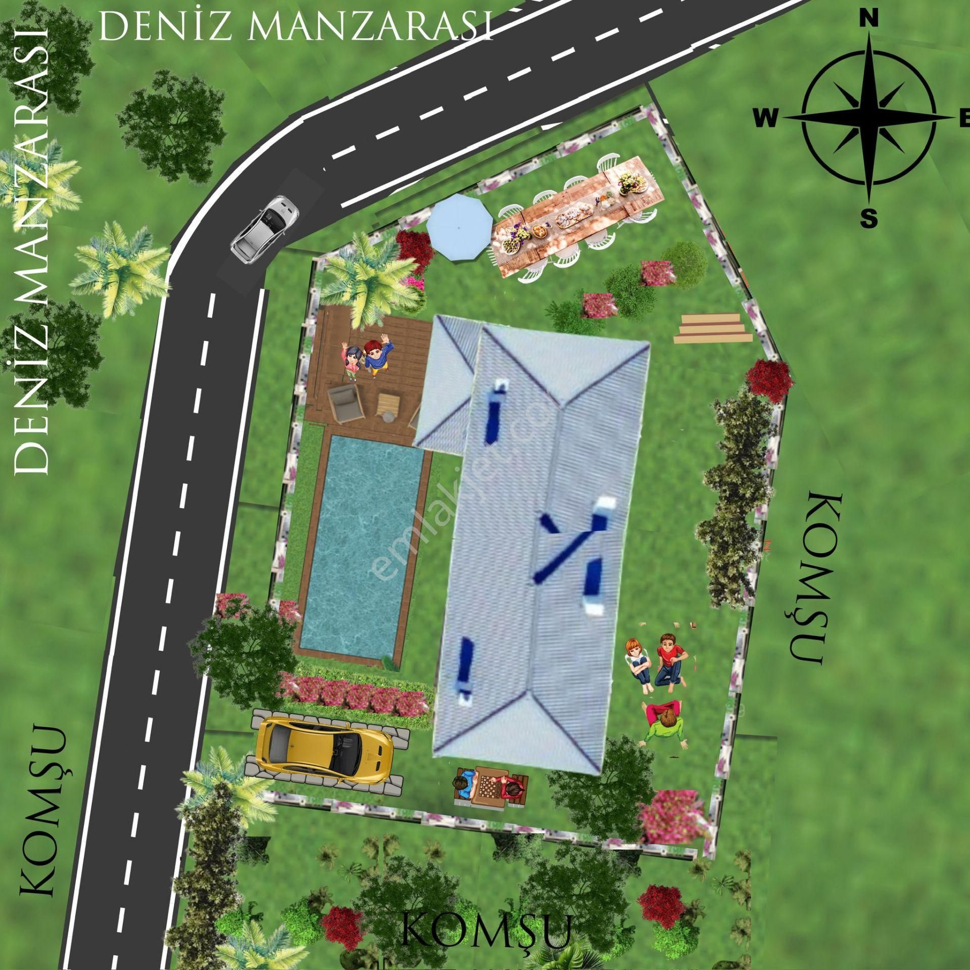 Yaylaköy'de Deniz Manzaralı Özel Havuzlu Sıfır Villa - Görsel 22