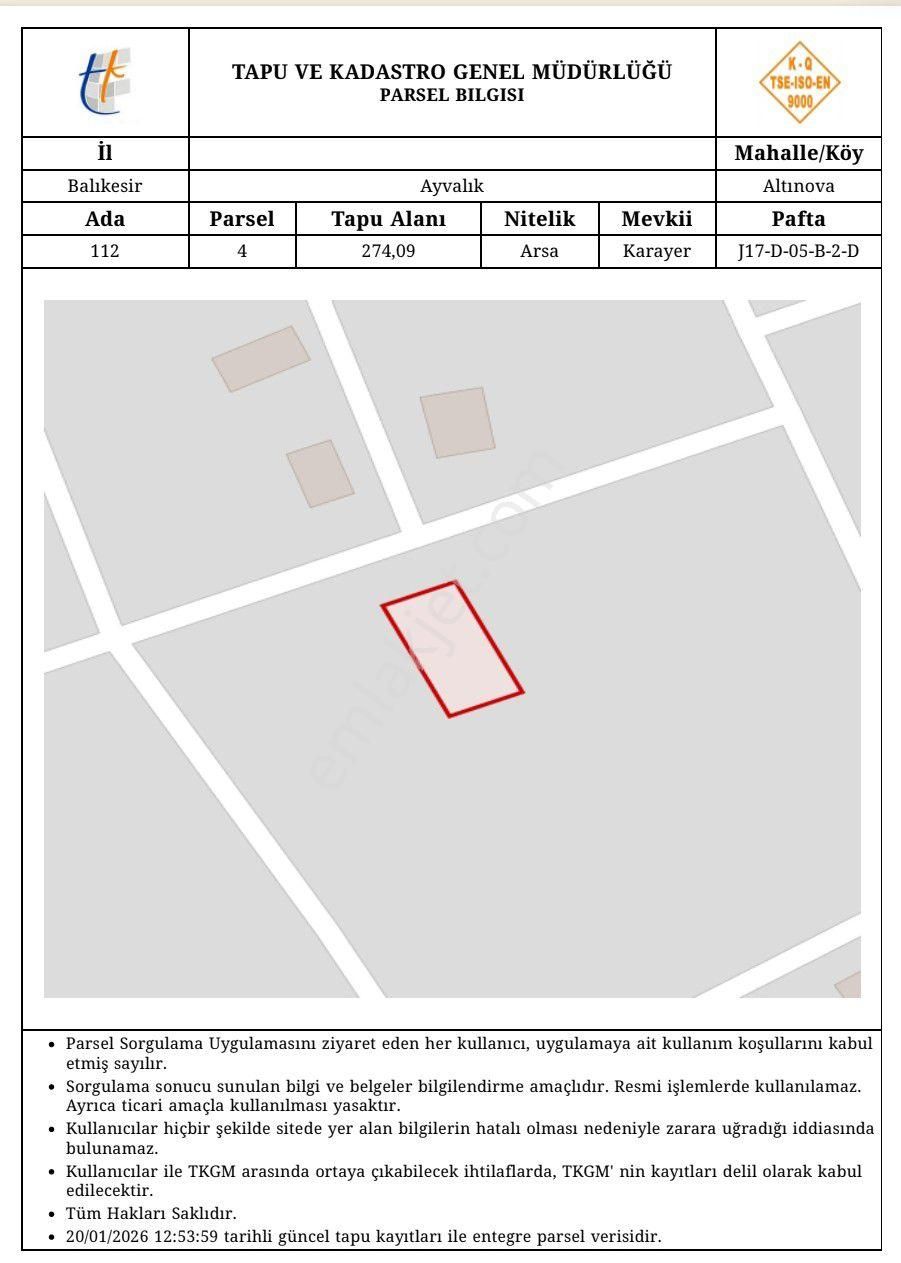 Taş Emlak'tan Serbest Projeli 267m2 Villa Arsası - Görsel 6