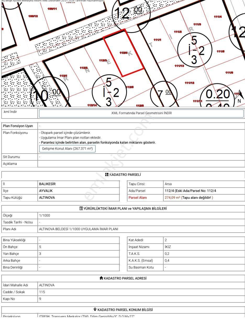 Taş Emlak'tan Serbest Projeli 267m2 Villa Arsası - Görsel 4
