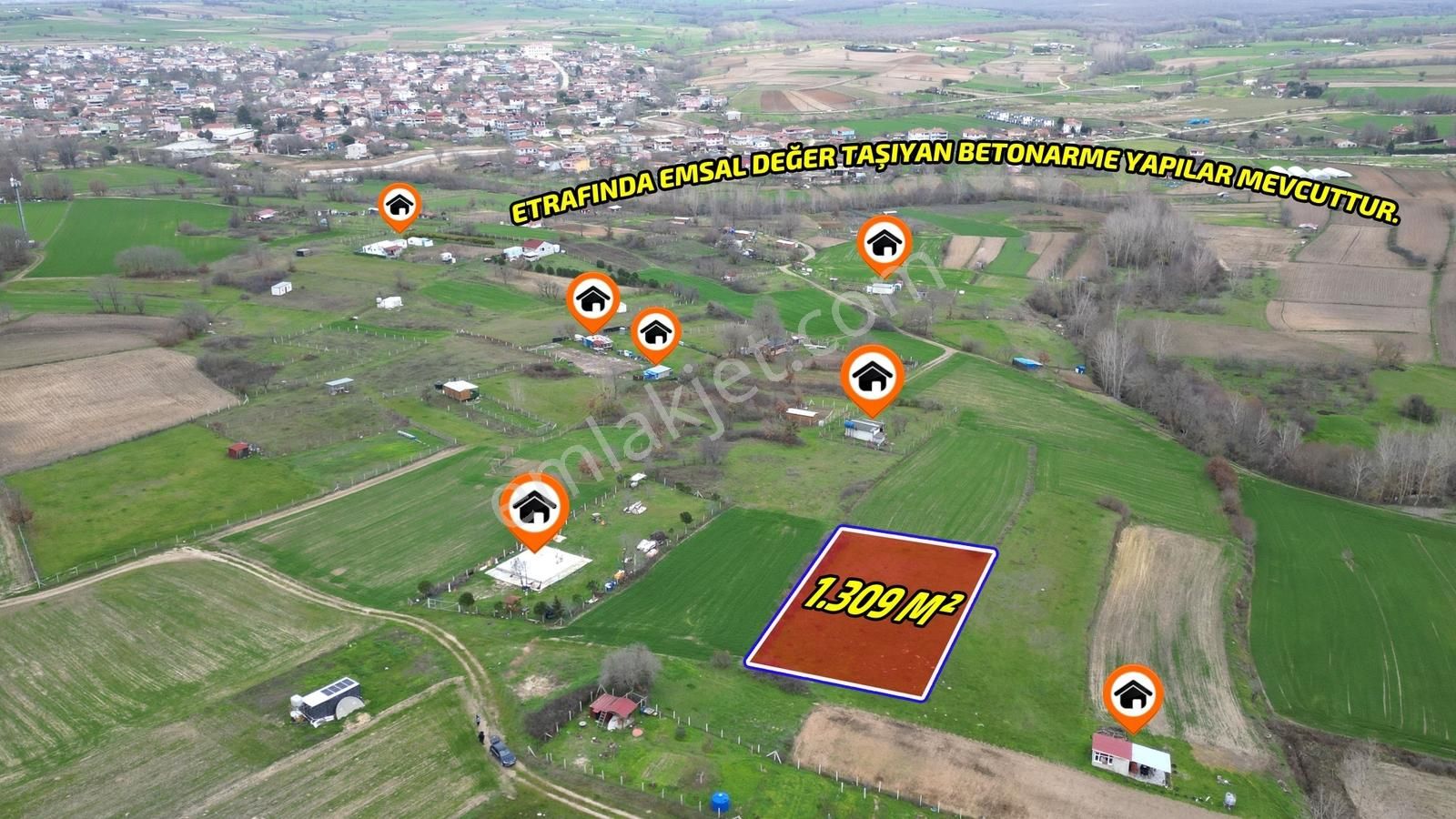 ꧁╚ **fırsat** Küçükyoncalı'da ╣ Tek Tapu Bağ Yeri 1.309 M² ╠ ꧂ - Görsel 24