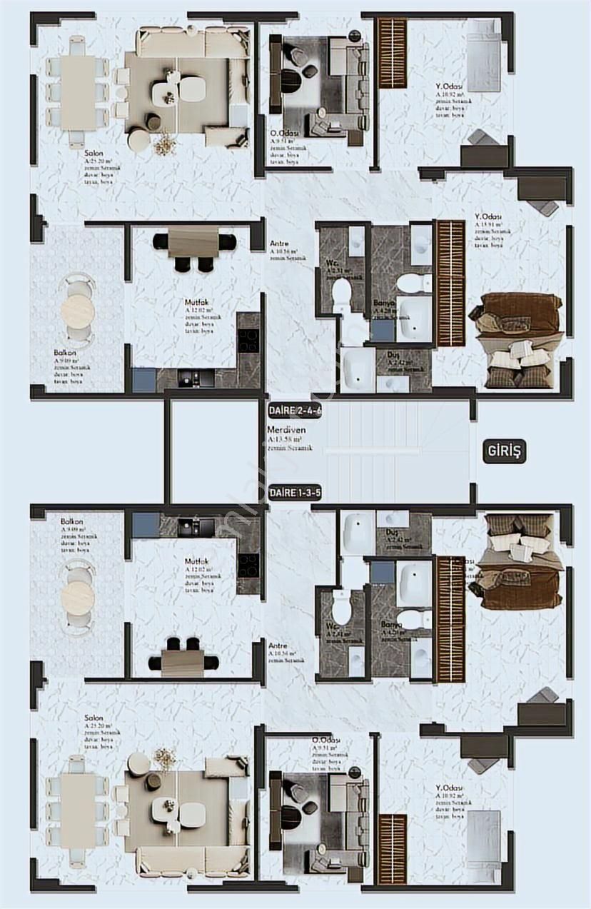 Arifiye Neviye Mh Projeden Satılık Fırsat 2+1 Ve 3+1 Daireler - Görsel 8
