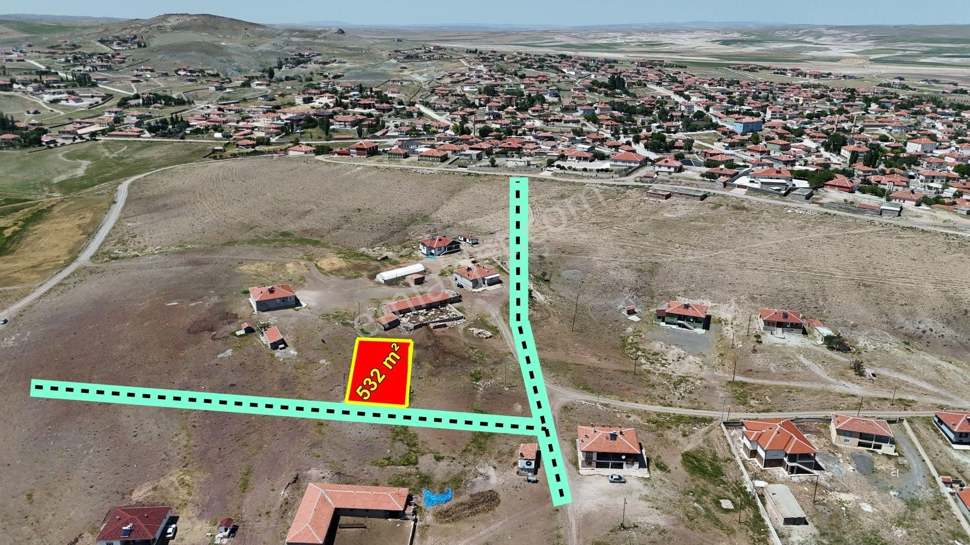 Konya / Cihanbeyli / Kütükuşağı'nda 532 M² Cadde Üzeri Müstakil Konut İmarlı Yatırımlık Arsa - Görsel 2