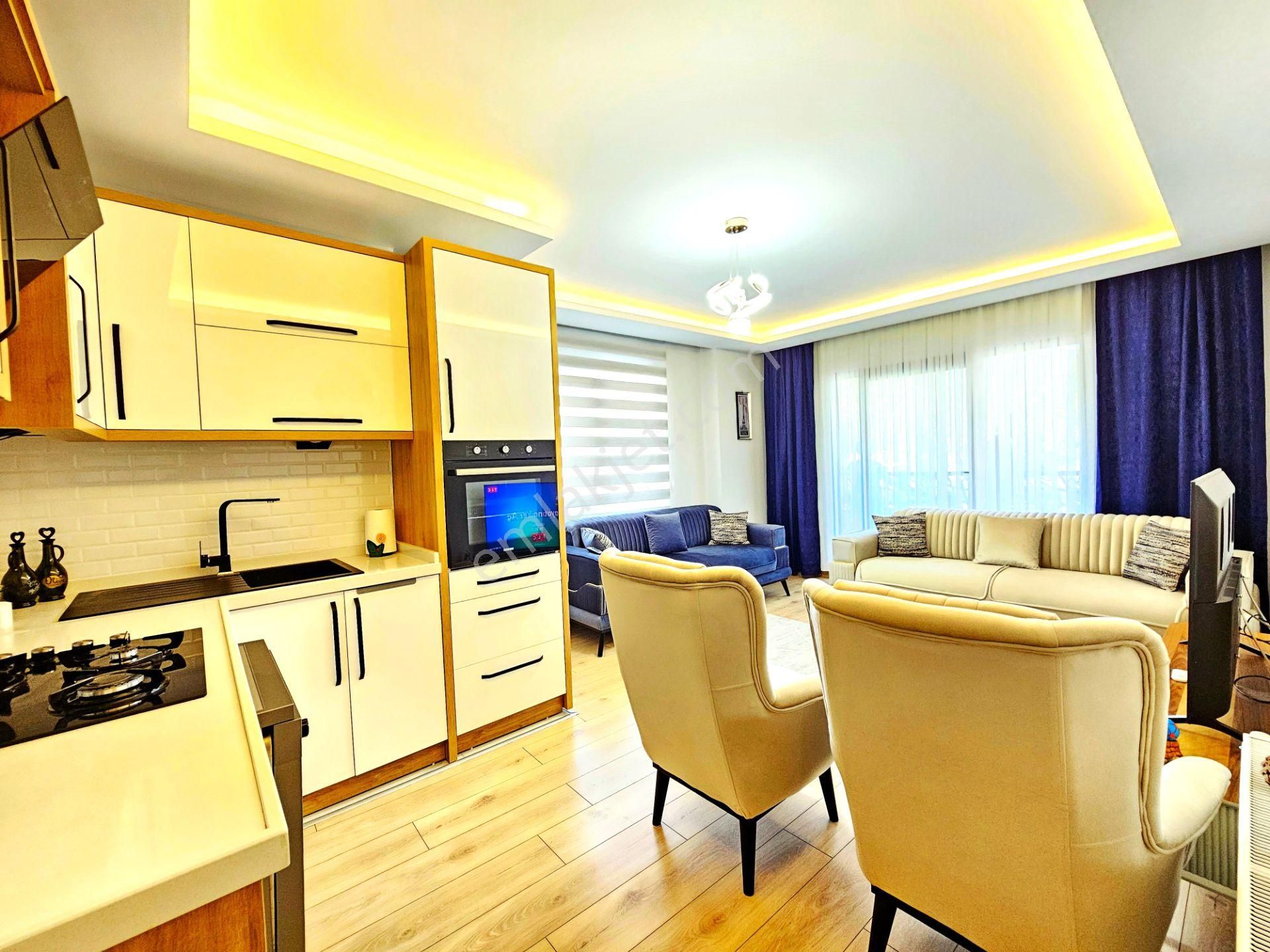Akçay'da Aygülden Denize 300 Mt Ön Cephe Ful Sıfır Lüks Eşyalı Geniş Çift Balkonlu 1+1 Satılık Daire - Görsel 10