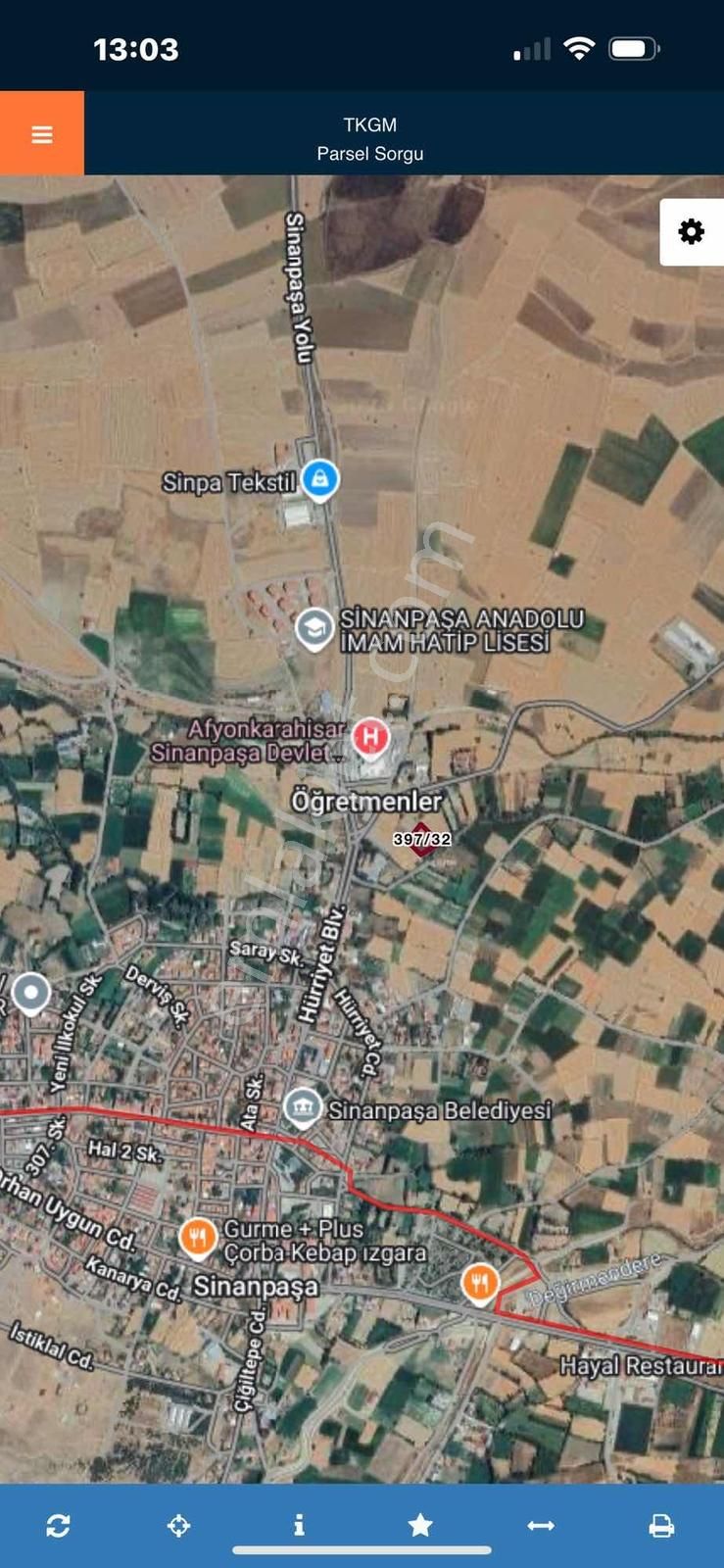 İlçe Merkezinde 2300 Mt Turizim,ticaret İmarlı Arazi.tek Tapu. - Görsel 26