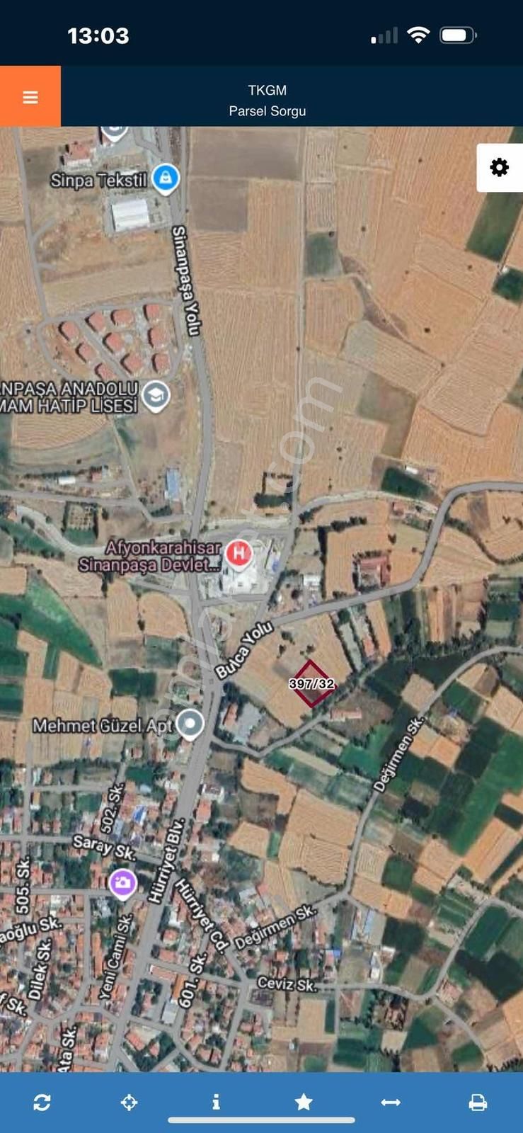 İlçe Merkezinde 2300 Mt Turizim,ticaret İmarlı Arazi.tek Tapu. - Görsel 3