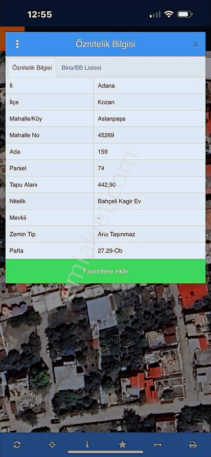 4 Kat İmarlı.442 Mt Kozan Merkezde.tek Tapu.8 Dairelik.