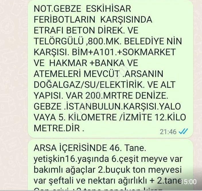 Yalova Acill!!! Çitlikköy Taşköprü Köyaltı Mevkii Satılık Kelepir Villa Arsası 660 Metre Müstakil - Görsel 11