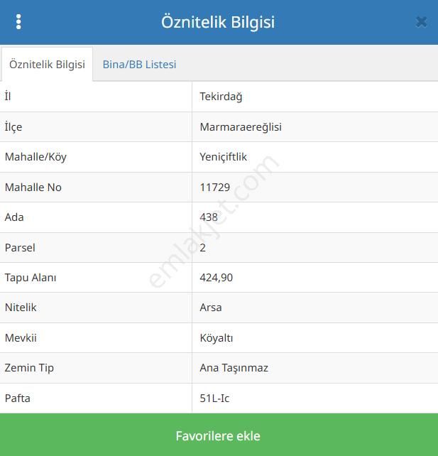 Tekirdağ Marmaraereğlisi Yeniçiftlik Satılık Yatırımlık İmarlı Arsa - Görsel 2
