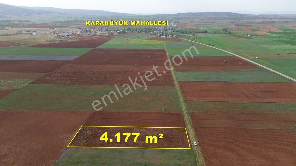 Konya / Akören / Karahüyük Mahallesinde 4.177 M² Müstakil Tapulu Tarla