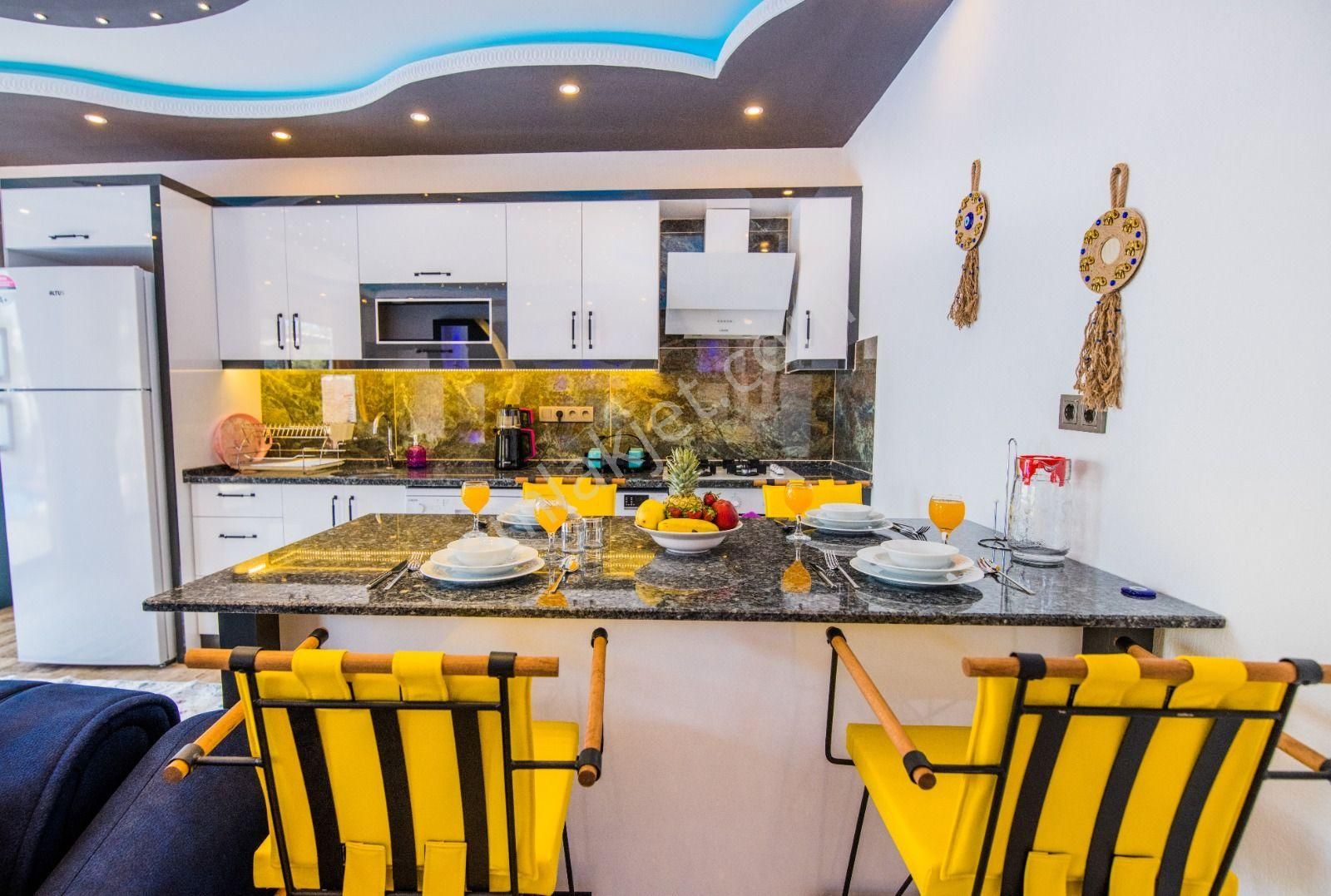 Kaş Kalkan Da Kış Aylarına Uygun Kiralık Tatil Villası - Görsel 13