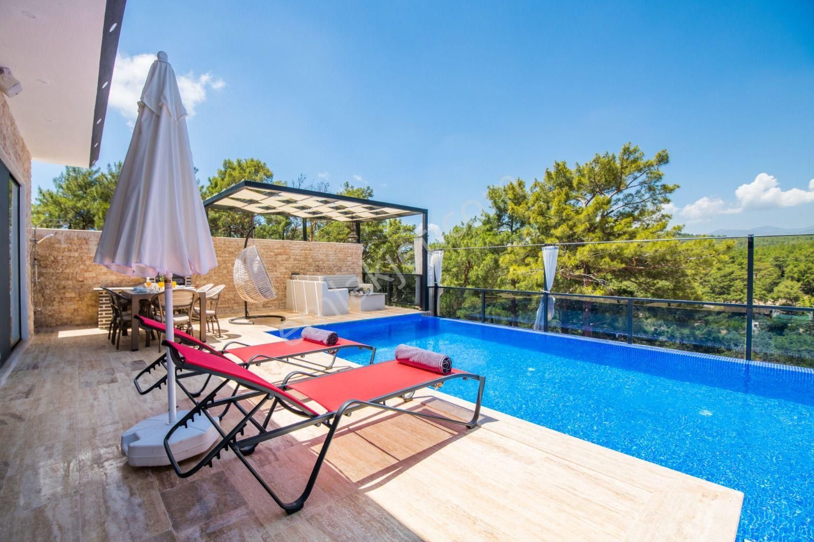 Kaş Kalkan Da Kış Aylarına Uygun Kiralık Tatil Villası - Görsel 8