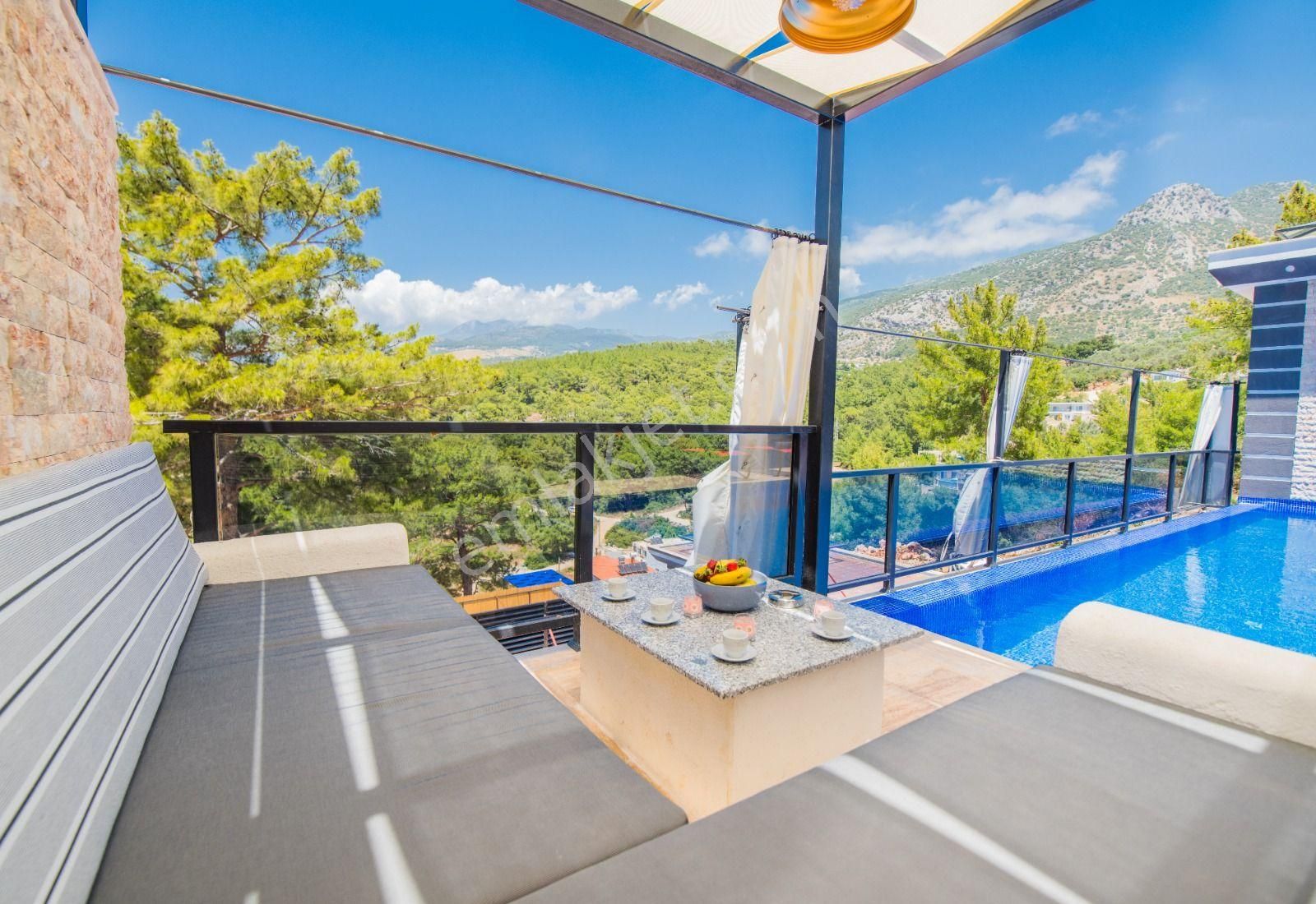 Kaş Kalkan Da Kış Aylarına Uygun Kiralık Tatil Villası - Görsel 5