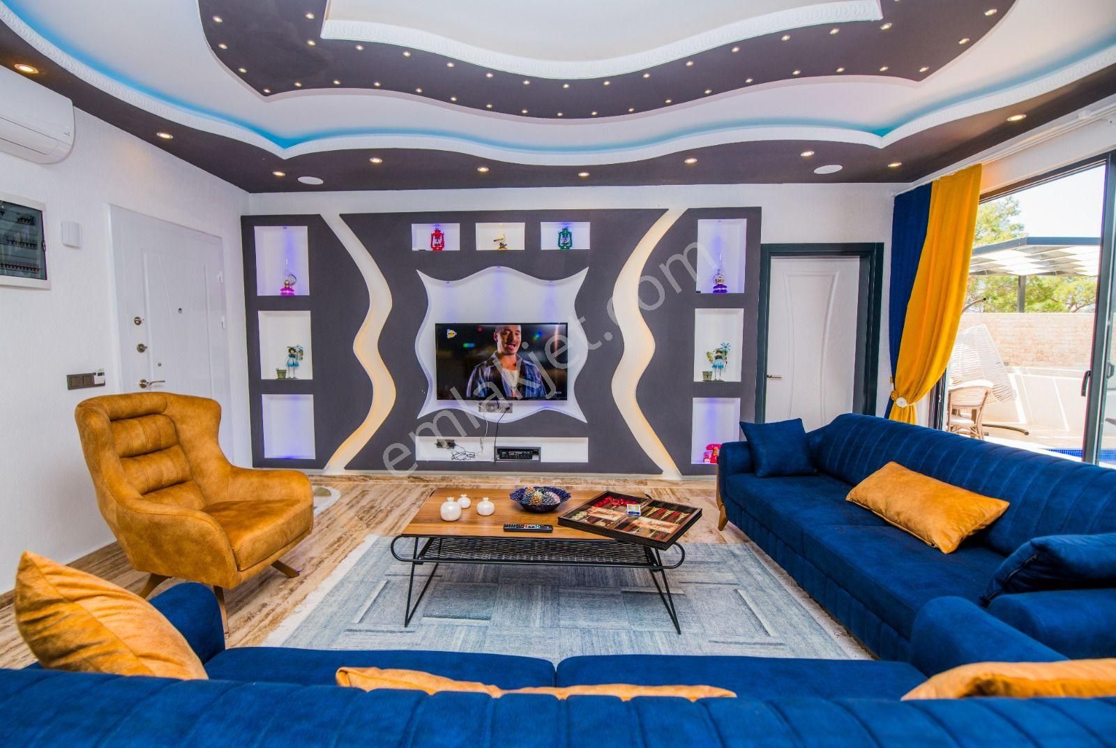 Kaş Kalkan Da Kış Aylarına Uygun Kiralık Tatil Villası - Görsel 14