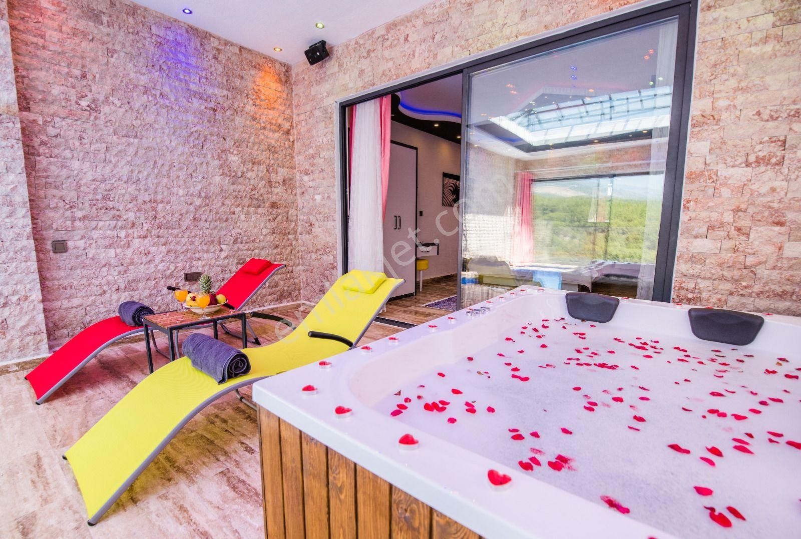 Kaş Kalkan Da Kış Aylarına Uygun Kiralık Tatil Villası - Görsel 22