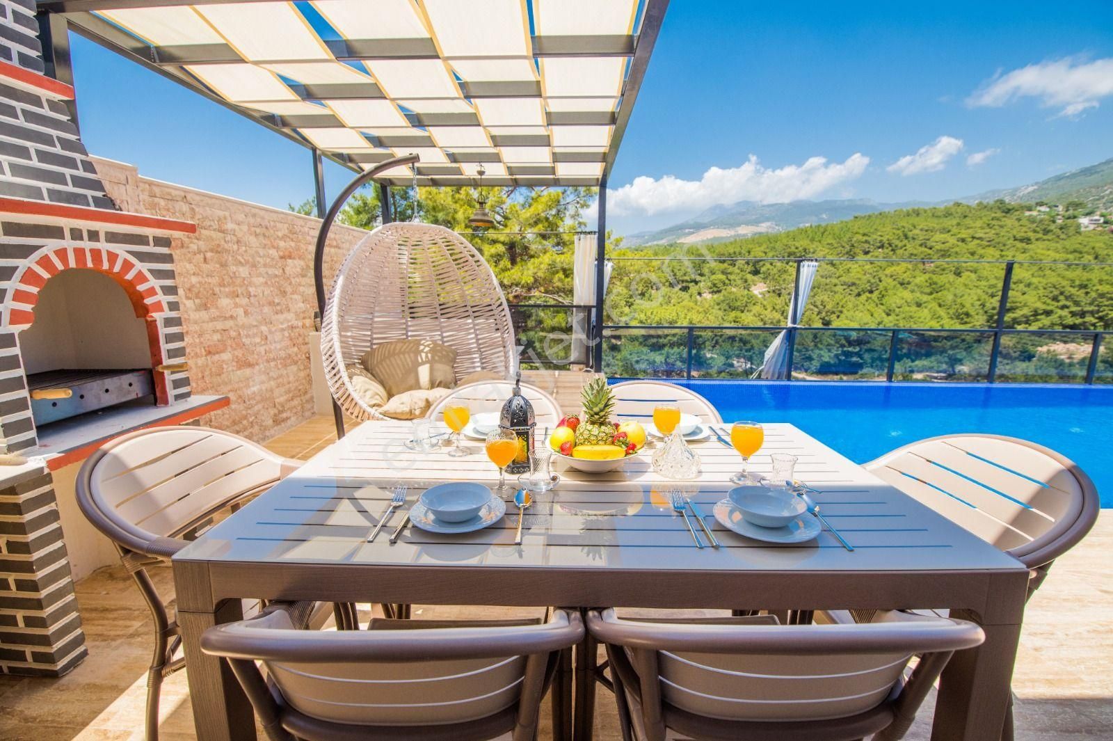 Kaş Kalkan Da Kış Aylarına Uygun Kiralık Tatil Villası - Görsel 6