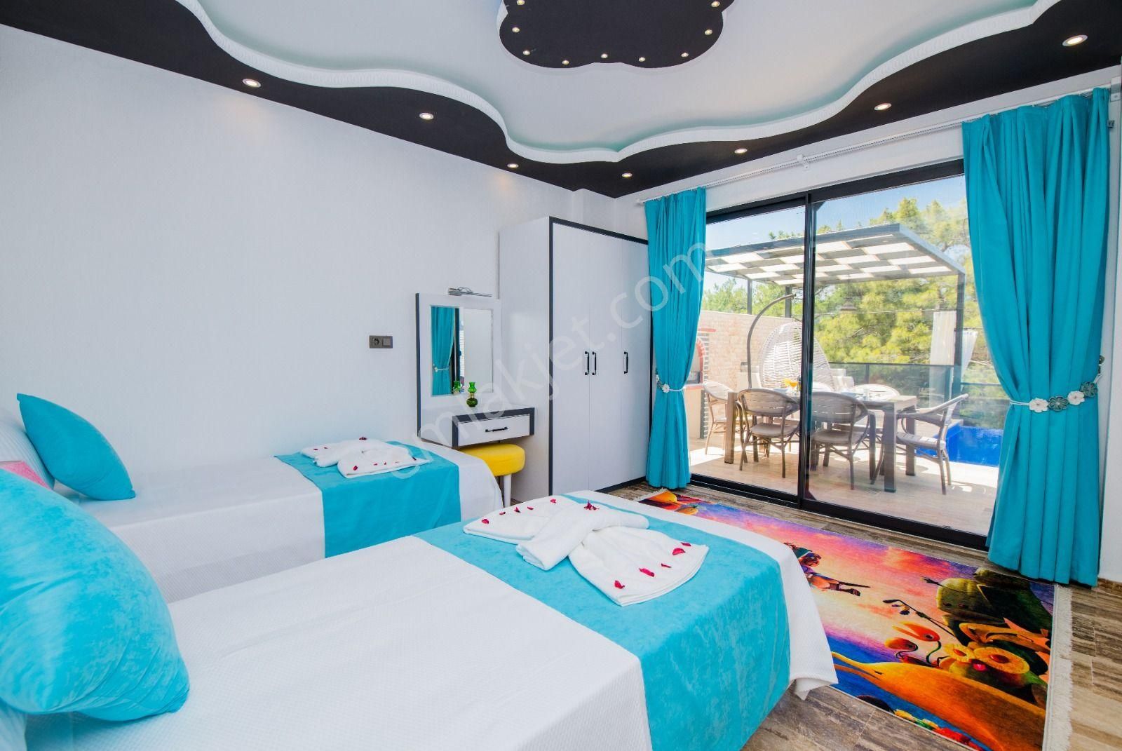 Kaş Kalkan Da Kış Aylarına Uygun Kiralık Tatil Villası - Görsel 24