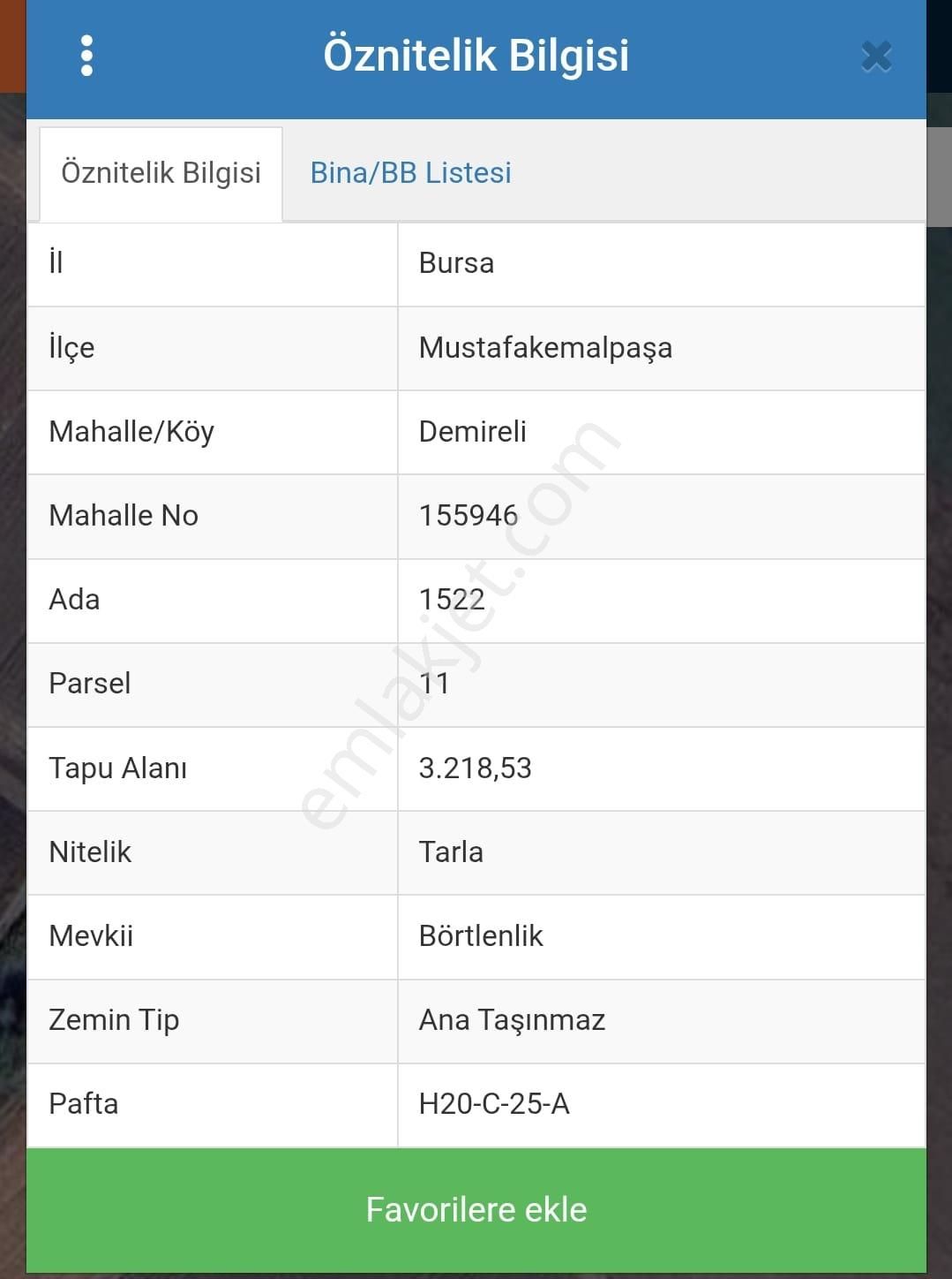 Bursa Mustafakemalpaşa Demireli Köyünde Satılık Tarla - Görsel 5
