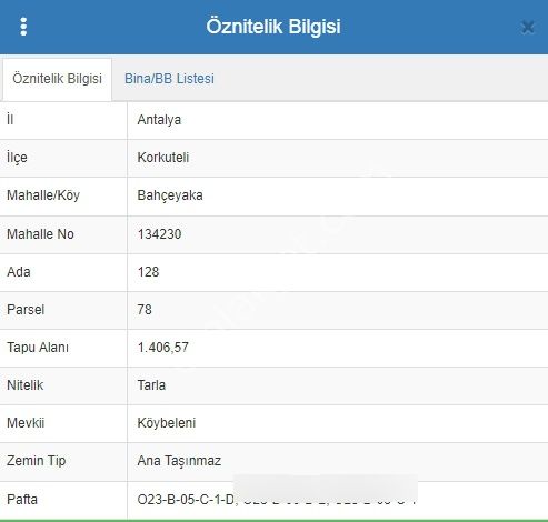 Antalya Korkuteli Bahçeyaka Mahallesi Satılık Tarla - Görsel 10