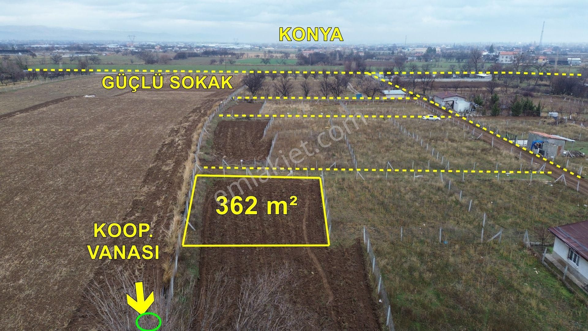 Karahüyük De 362 M² Bahçe Yeri Kongaz A Yakın Hisseli / Meram / Konya
