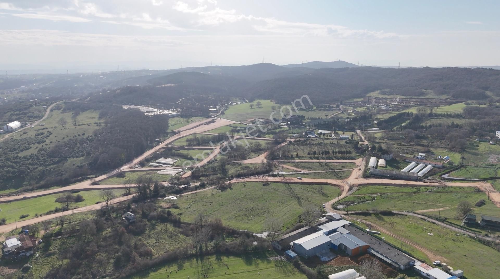 Gebze Cumaköy'de 16500m² Vılla Arsası Satılık