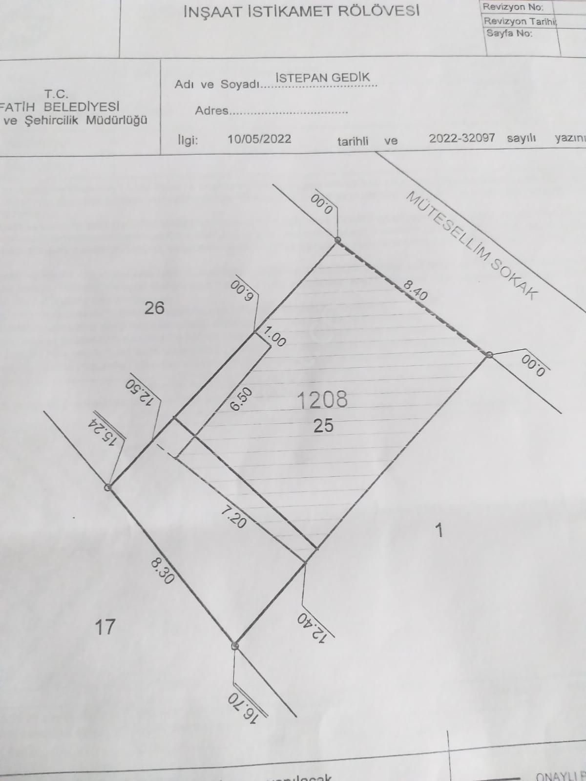 6 Katlı Kat Mülkiyetilı 6 Ayrı Bağımsız Bolum Kocamustafapaşa. Mütesellım Sok Satilik Komple - Görsel 12