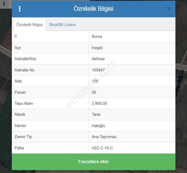 Ulucan Dan İnegöl Akhsisar 106 Ada Da Satılık Tarla - Görsel 2