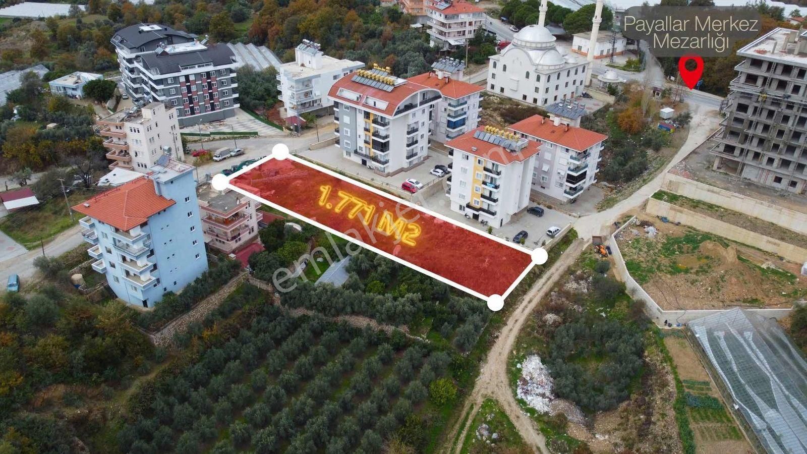 Payallar Mahallesinde Ticari + Konut İmarlı 1.771 M2 Arsa