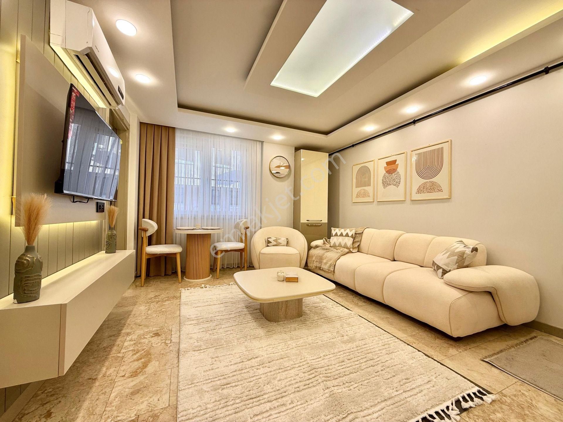 Değirmenönü Mahallesinde Çaybaşı Mevkiinde Yüksek Giriş Kat 1+1/60 M2 Full Eşyalı Harika Apart !!! - Görsel 3