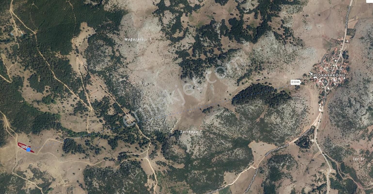 Gürsu Dışkayada Kadastro Cepheli Uygun Müstakil Yatırımlık Tarla - Görsel 3