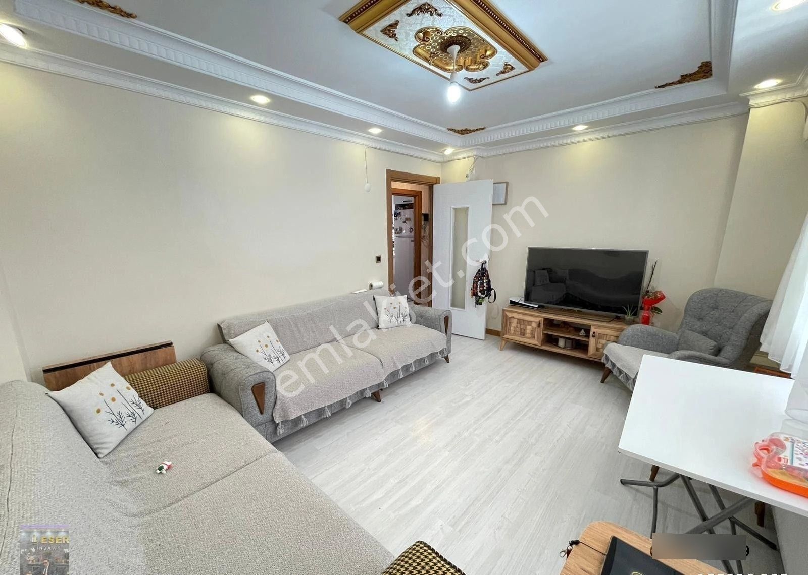 Eser İnş 50 Yıl Mah Satılık 2+1 Yüksek Giriş Balkonlu 100m2 Daire - Görsel 3