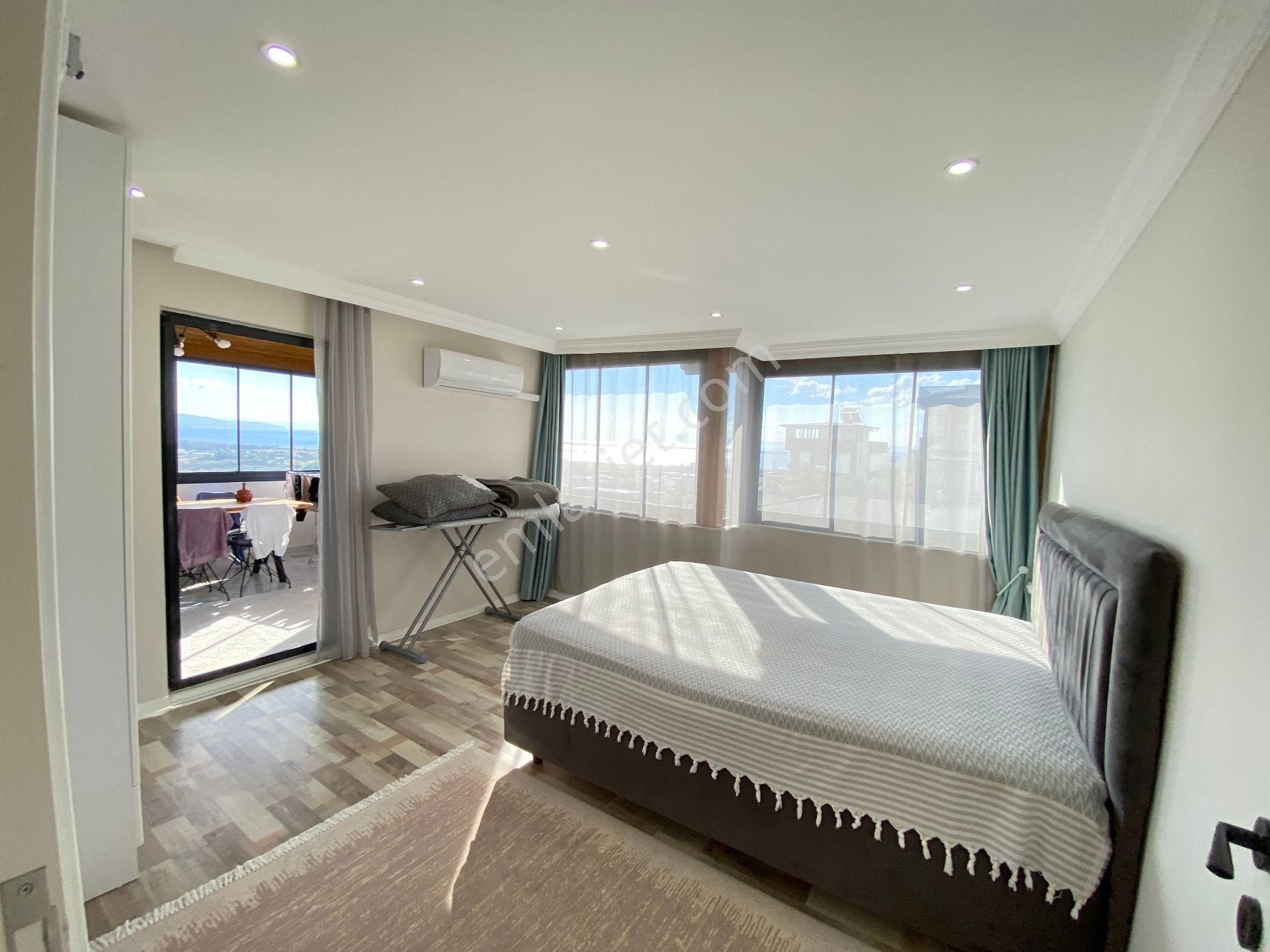 Doğanbey De Full Eşyalı Havuzlu Denize Yakın Satılık 3+1 Villa - Görsel 20