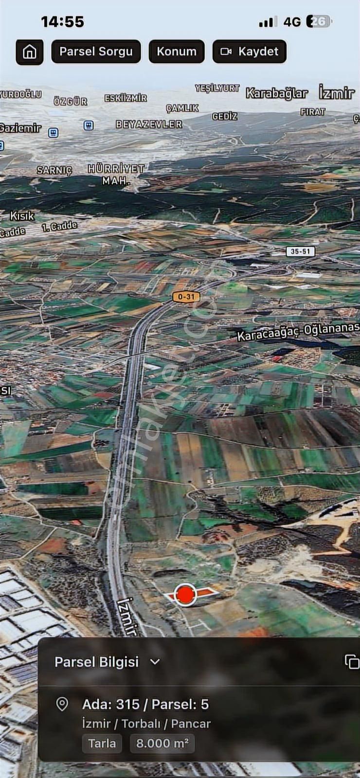Yatırıma Uygun 8.000m2 Parsel,pancar Organize Depolarına Yakın - Görsel 5