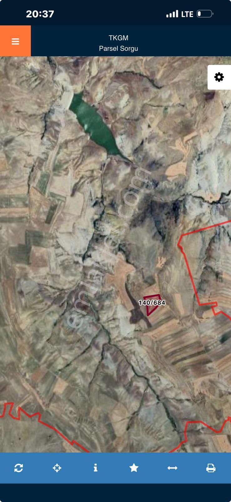 Haymana Türkşerefli Baraj Yakını Tek Tapu 26,983 M2 Tarla - Görsel 4