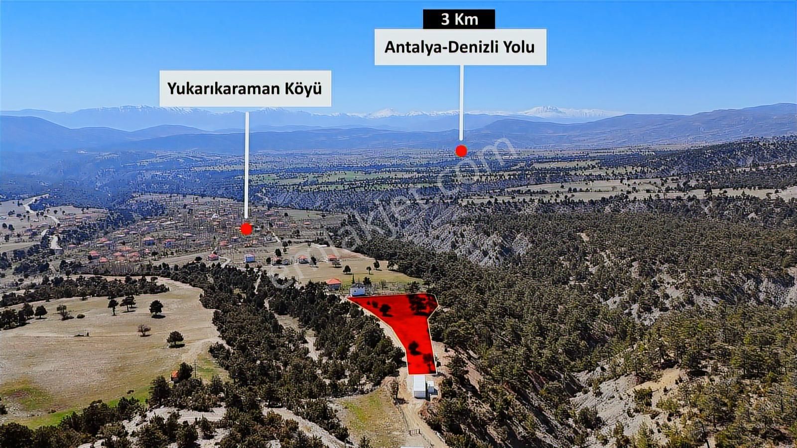 Korkuteli Yukarı Karaman Yaylası 6.602 M2 Satılık Tarla - Görsel 2