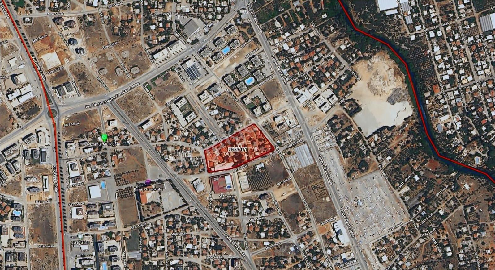 Kepez Baraj Mahallesinde Yatırımlık Hisseli Arsa Payı - Görsel 3