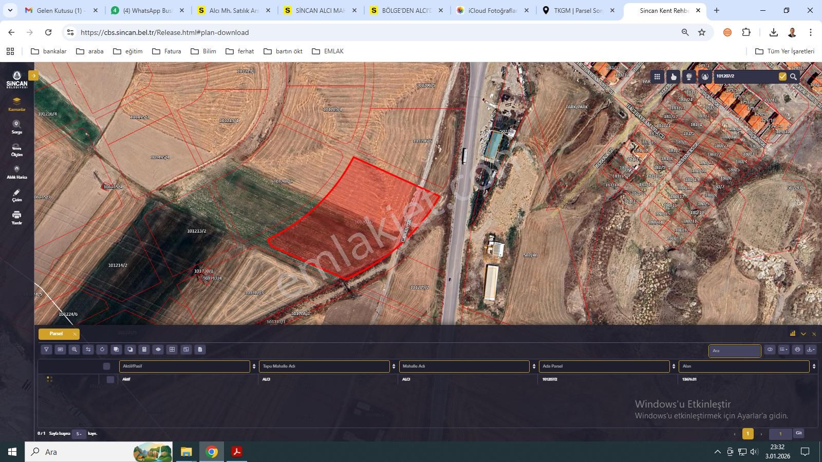 Ankara Temelli Alcı 105 Dairelik 13000 M2 Konut Arsası - Görsel 2