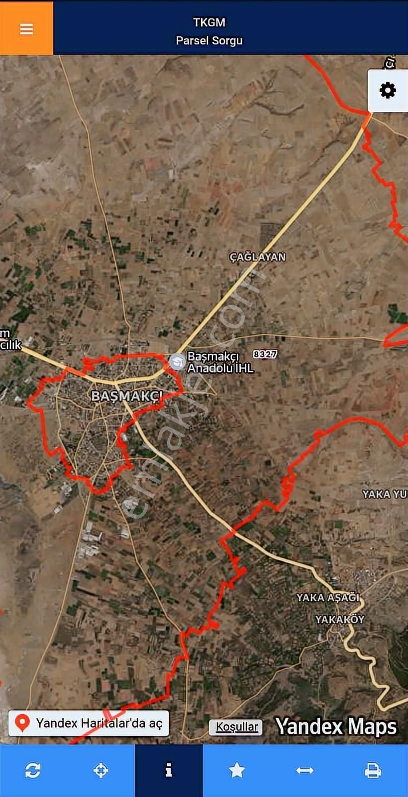 Afyonkarasihar Basmakçi İlçesnde Merkeze 1.5 Km Mesafede Satılık - Görsel 2