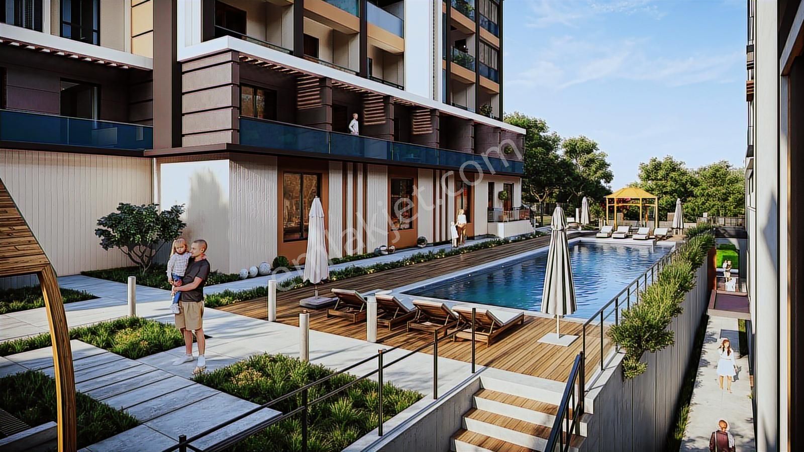 Açık Havuz, Sauna,hamam Ve Akıllı Ev Sistemli 2+1 Lüks Daireler - Görsel 7