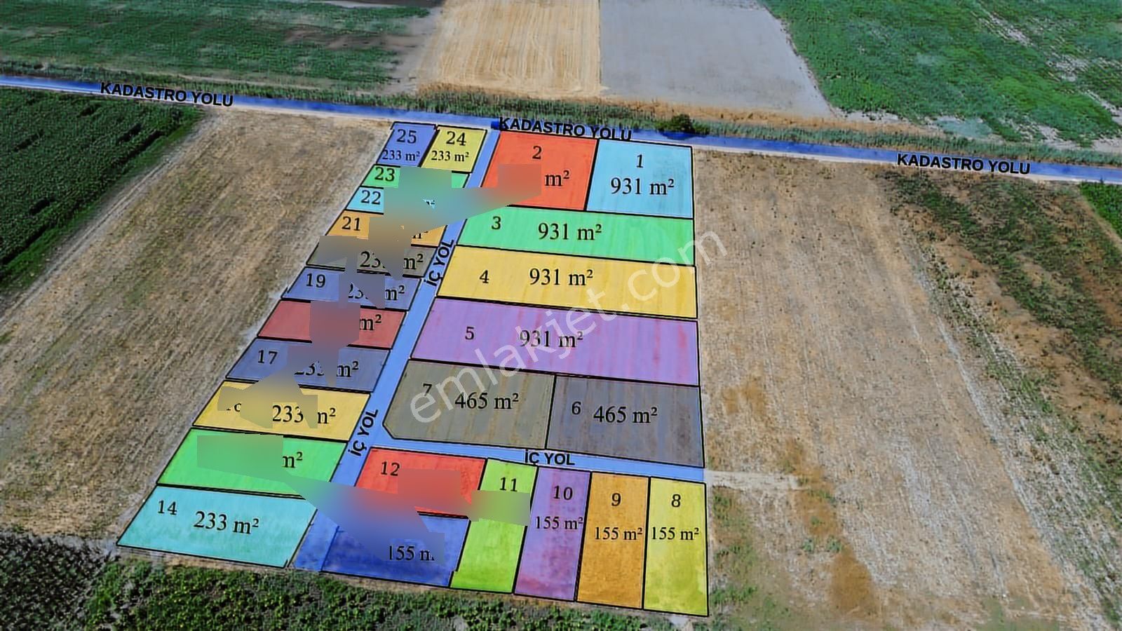 Megakent'ten Marmaracık'ta Satılık 4 Adet 155m² Hobi Bahçesi - Görsel 21