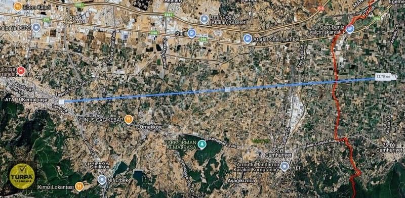 Kemalpaşa Ören 75.yıl Cumhuriyet Mahallesi'nde Satılık Tarla - Görsel 4