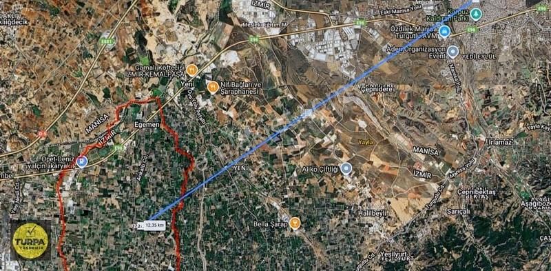 Kemalpaşa Ören 75.yıl Cumhuriyet Mahallesi'nde Satılık Tarla - Görsel 9