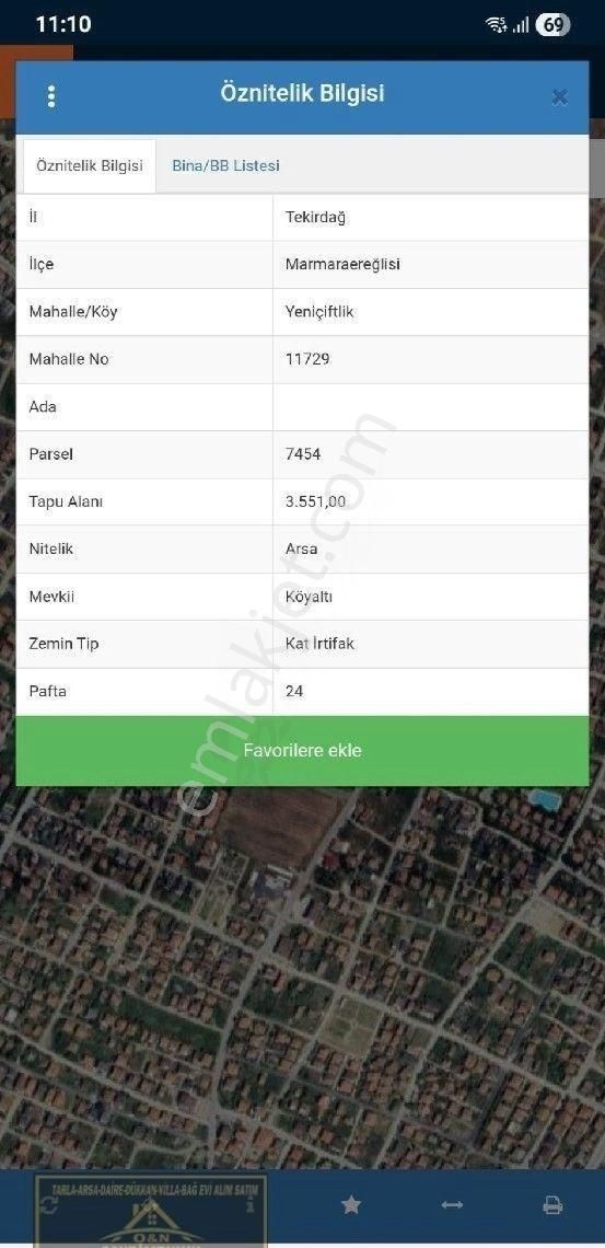 Tekirdağ Yeniçiftlik Mah. Güzel Konumda Arsa - Görsel 3