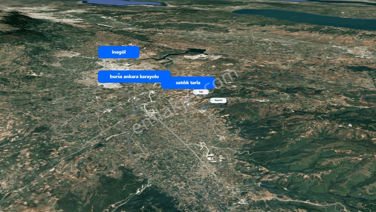 Roma' Dan Süpürtü Mh' De Satılık Tarla - Görsel 8