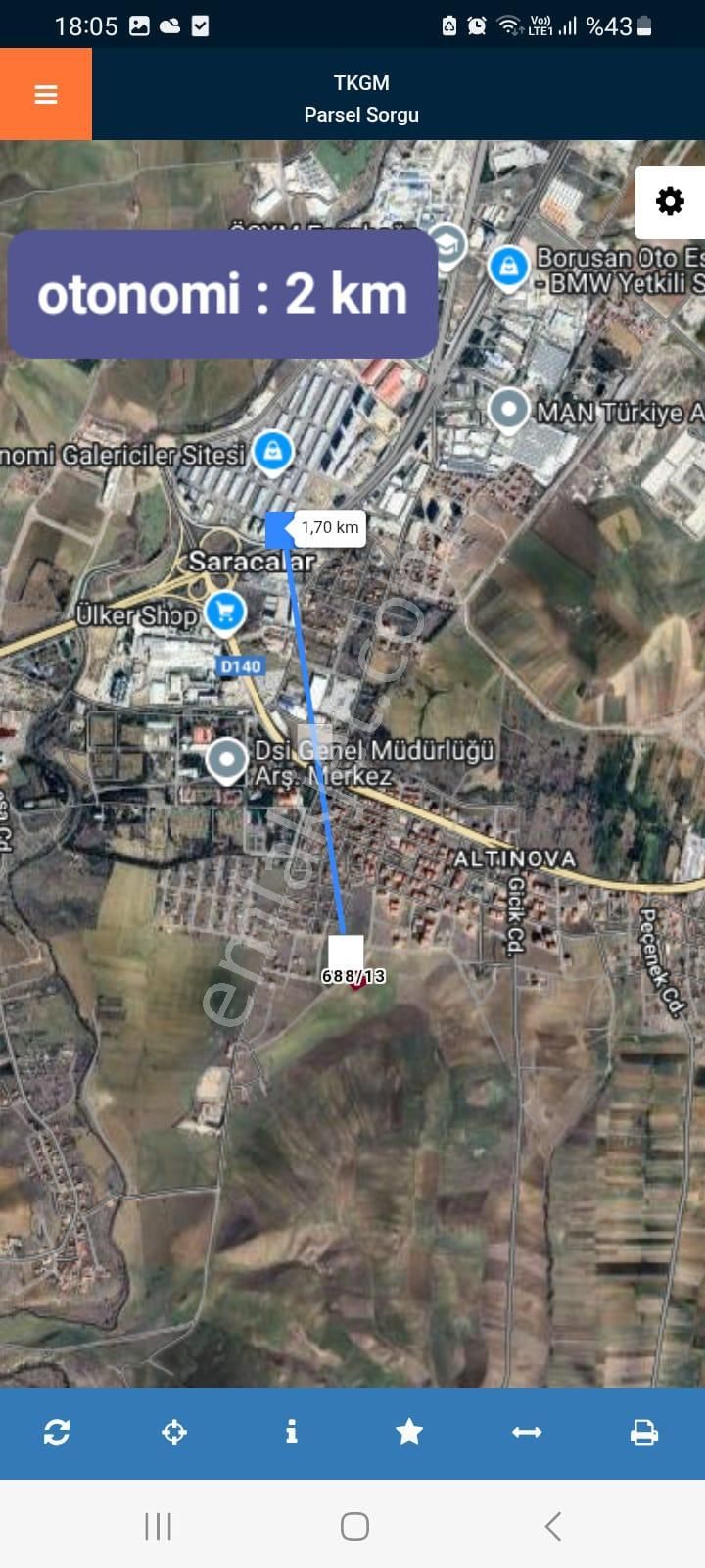 Altınova Yerşelimin İçinde 8 Kat İmarlı 20 Metre Cadde Cepheli Fırsat Arsa - Görsel 7