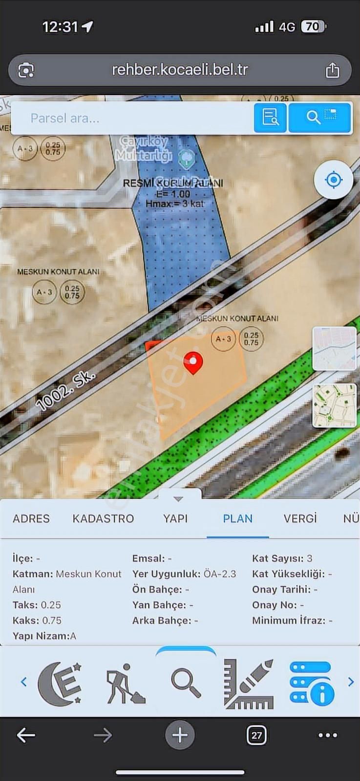 Çayırköy Kandıra Yolu Üzeri Tabela Değeri Kiralık -satılık Arsa - Görsel 7