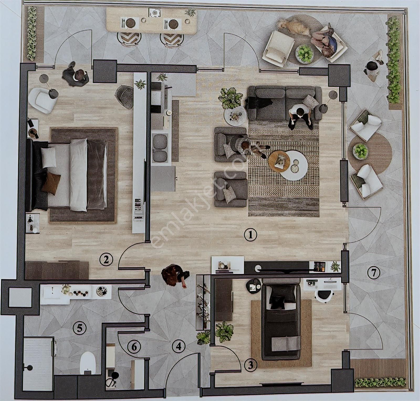 Metafor Ankara B-flatta 10.kat 2+1 Teraslı Satılık Köşe Daire - Görsel 12