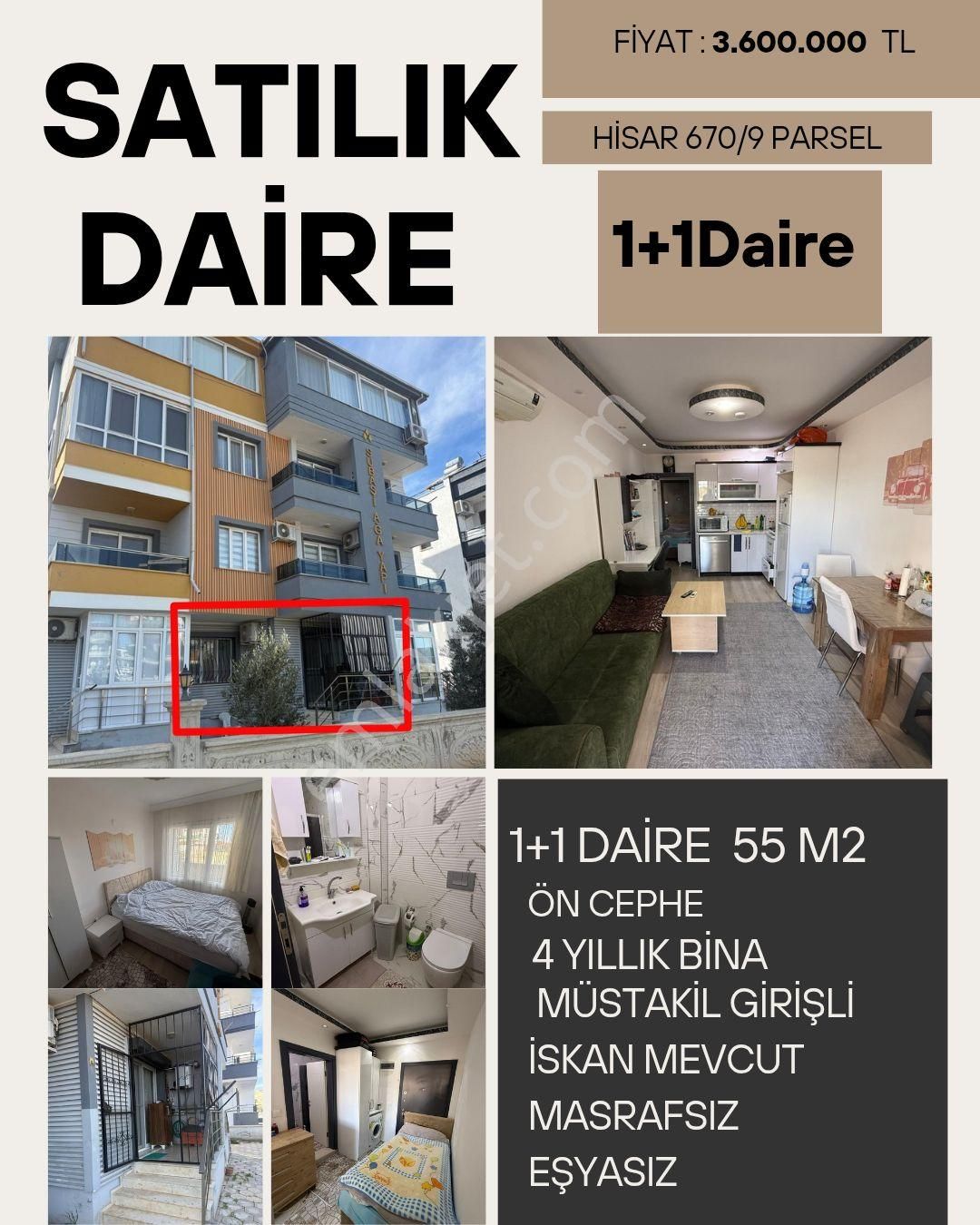 Didim Merkeze Yakın Y.giriş Ön Cephe 4 Yıllık
